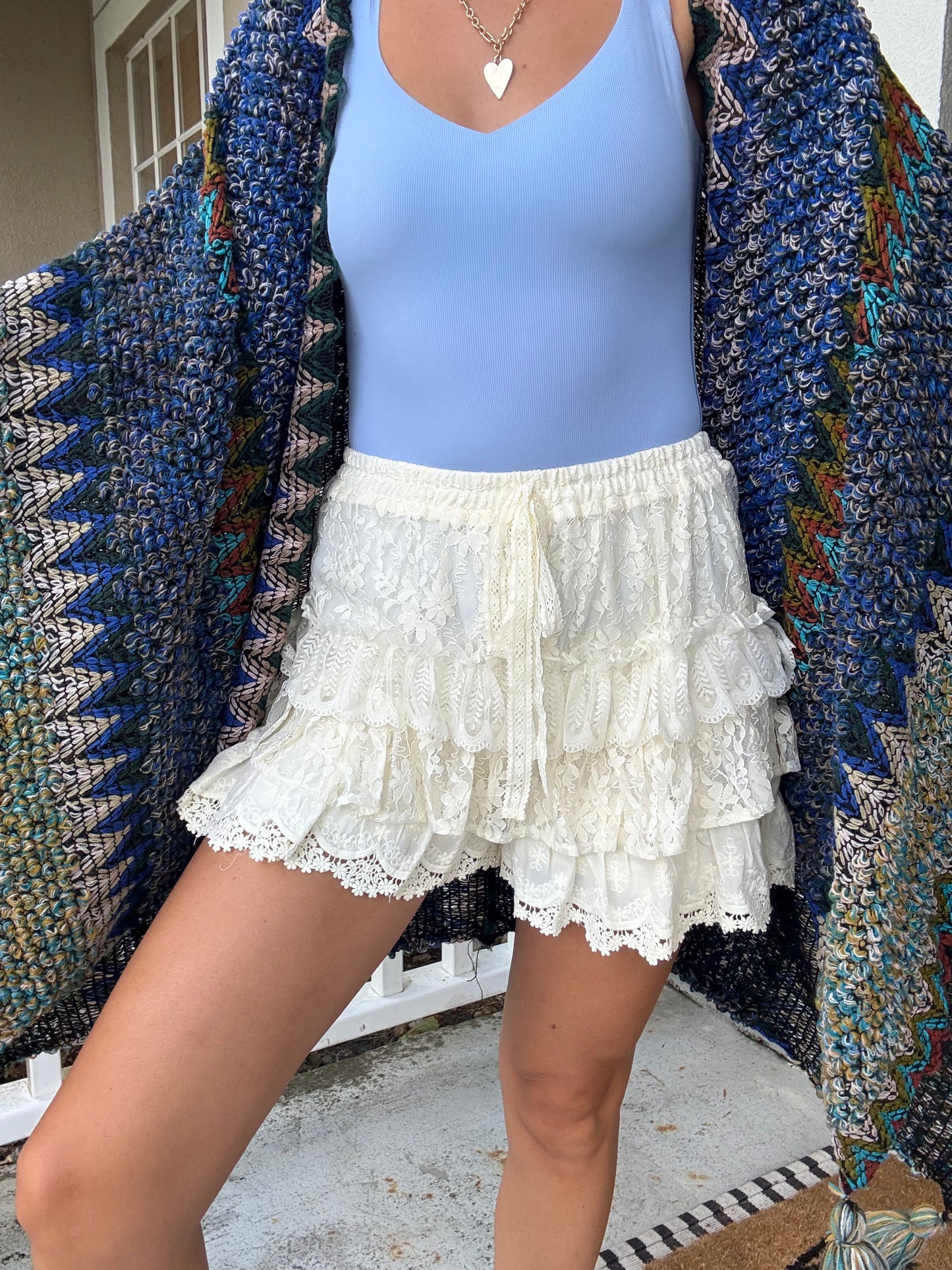 Ivory Muse Shorts