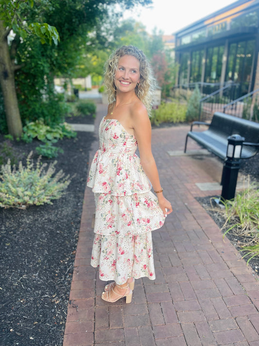 Lily Floral Maxi Dress