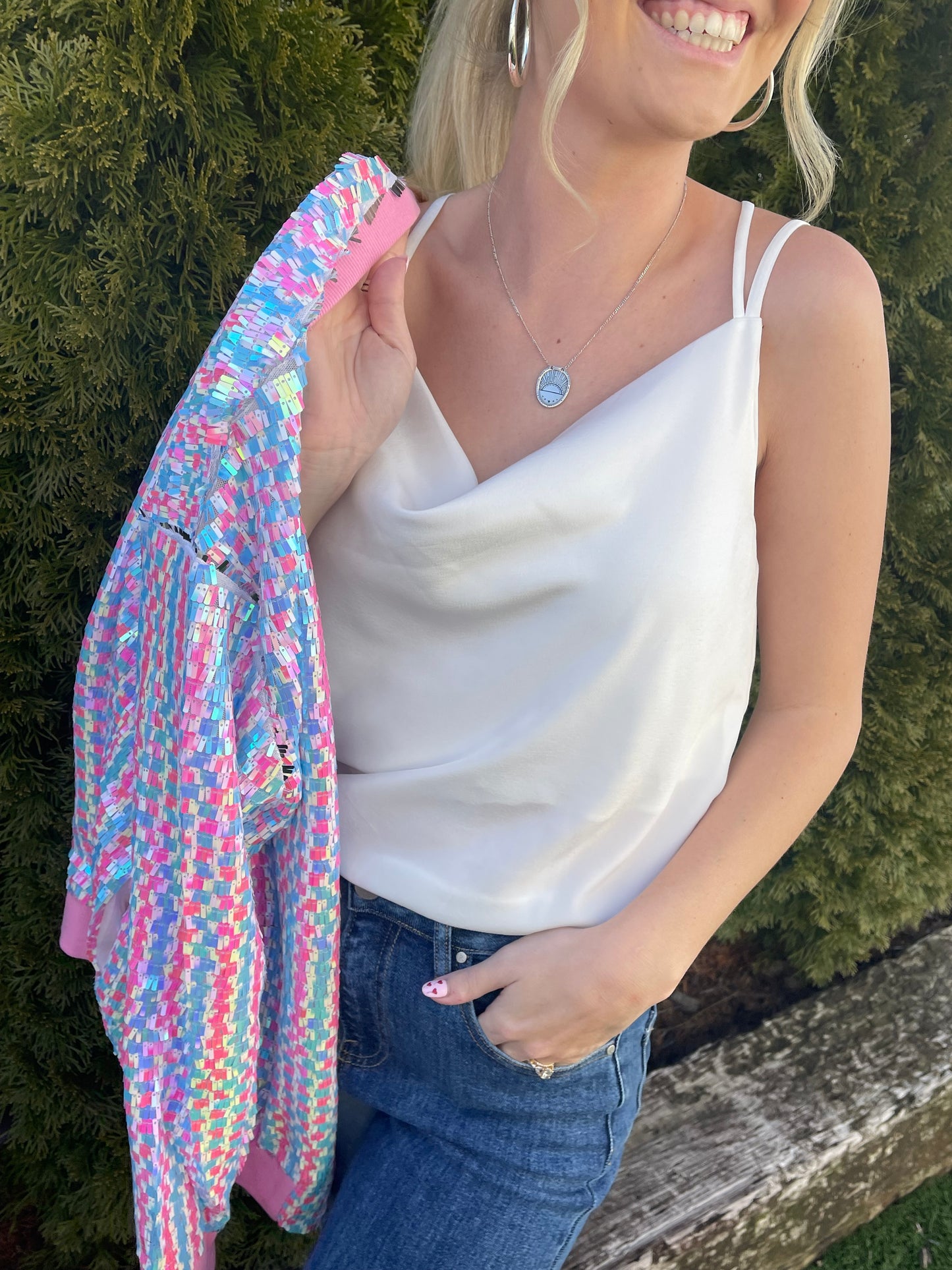 Simple Song Cowl Neck Cami