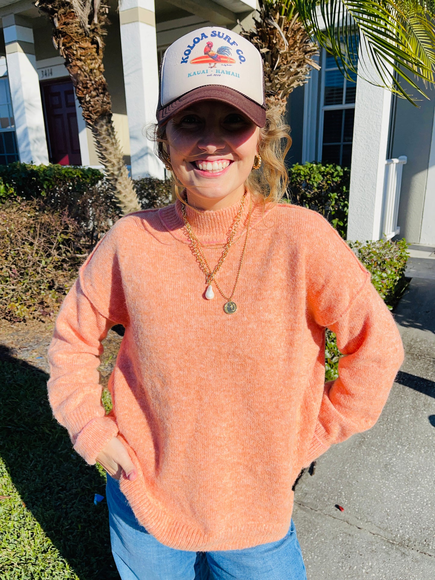 Sweet Peaches Sweater