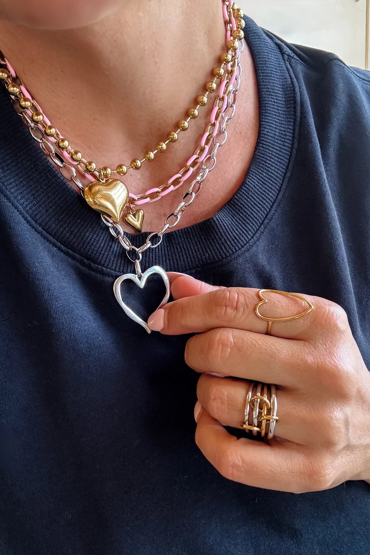 XL Heart Ring