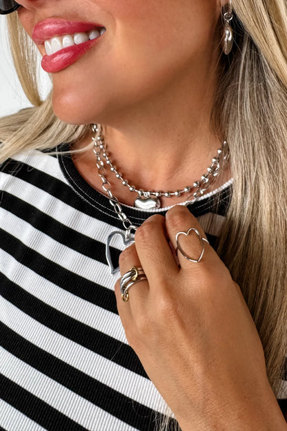 XL Heart Ring
